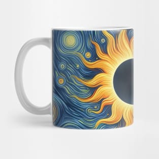 Solar Eclipse Texas Artistic Mug